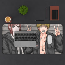 Load image into Gallery viewer, Chainsaw Man Mouse Pad (Desk Mat) With Laptop