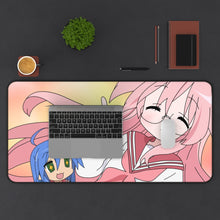 Load image into Gallery viewer, Lucky Star Konata Izumi, Miyuki Takara Mouse Pad (Desk Mat) With Laptop