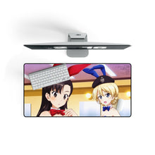 Load image into Gallery viewer, Girls und Panzer Mouse Pad (Desk Mat) On Desk
