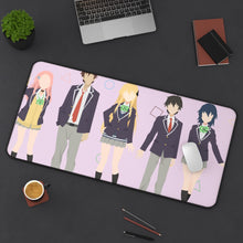 Load image into Gallery viewer, Gamers! Karen Tendou, Chiaki Hoshinomori, Aguri, Keita Amano, Tasuku Uehara Mouse Pad (Desk Mat) On Desk