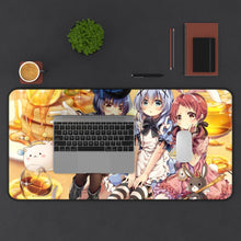 Load image into Gallery viewer, Is The Order A Rabbit? Mouse Pad (Desk Mat) With Laptop