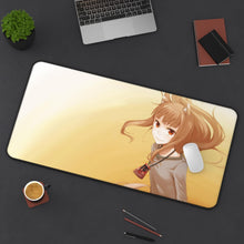 Load image into Gallery viewer, Spice And Wolf Mouse Pad (Desk Mat) On Desk