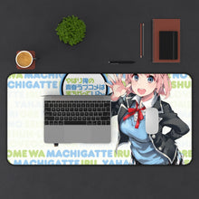 Load image into Gallery viewer, My Teen Romantic Comedy SNAFU Hachiman Hikigaya, Yui Yuigahama Mouse Pad (Desk Mat) With Laptop