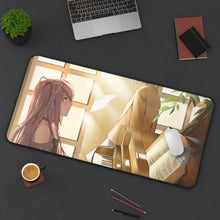Load image into Gallery viewer, Puella Magi Madoka Magica Madoka Kaname, Sayaka Miki Mouse Pad (Desk Mat) On Desk
