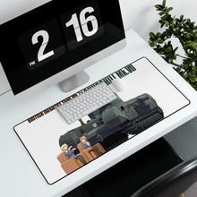 Load image into Gallery viewer, Girls und Panzer Mouse Pad (Desk Mat) With Laptop