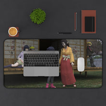 Load image into Gallery viewer, Hanabi Hyûga Mouse Pad (Desk Mat) With Laptop