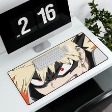 Load image into Gallery viewer, My Hero Academia Katsuki Bakugou Mouse Pad (Desk Mat) With Laptop