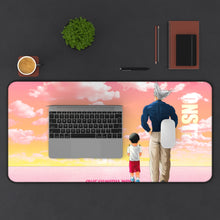 Load image into Gallery viewer, One-Punch Man Mouse Pad (Desk Mat) With Laptop