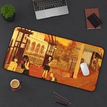 Load image into Gallery viewer, Hyouka Eru Chitanda, Satoshi Fukube, Mayaka Ibara Mouse Pad (Desk Mat) On Desk