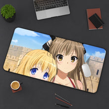 Load image into Gallery viewer, Amagi Brilliant Park Isuzu Sento, Latifa Fleuranza Mouse Pad (Desk Mat) On Desk
