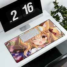 Load image into Gallery viewer, Anime Girl Mouse Pad (Desk Mat) With Laptop
