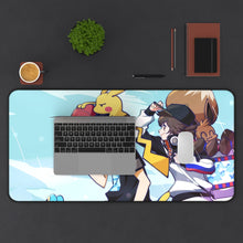 Load image into Gallery viewer, Anime Pokémon Mouse Pad (Desk Mat) With Laptop