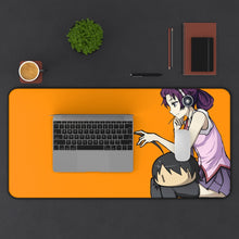 Load image into Gallery viewer, Monogatari (Series) Mouse Pad (Desk Mat) With Laptop