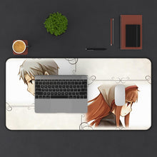 Load image into Gallery viewer, Spice And Wolf Mouse Pad (Desk Mat) With Laptop