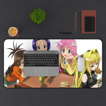 Load image into Gallery viewer, To Love-Ru Mouse Pad (Desk Mat) With Laptop