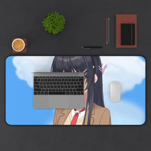 Load image into Gallery viewer, Rascal Does Not Dream Of Bunny Girl Senpai Mouse Pad (Desk Mat) With Laptop
