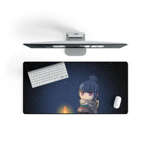 Load image into Gallery viewer, Laid-Back Camp Mouse Pad (Desk Mat) On Desk
