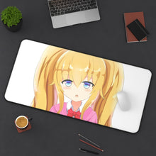 Load image into Gallery viewer, Gabriel DropOut Gabriel Tenma White Mouse Pad (Desk Mat) On Desk
