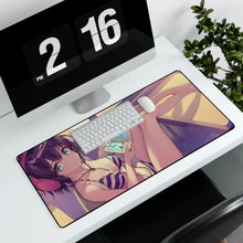 Load image into Gallery viewer, Gamers! Chiaki Hoshinomori Mouse Pad (Desk Mat) With Laptop