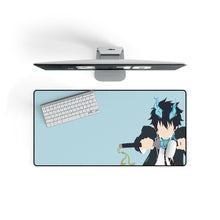Load image into Gallery viewer, Blue Exorcist Mouse Pad (Desk Mat)