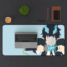 Load image into Gallery viewer, Rin Okumura Mouse Pad (Desk Mat) With Laptop