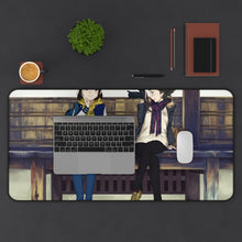 Load image into Gallery viewer, Anime Original Mouse Pad (Desk Mat) With Laptop