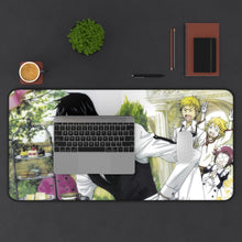 Load image into Gallery viewer, Black Butler Mouse Pad (Desk Mat) With Laptop