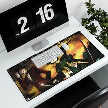 Load image into Gallery viewer, Black Bullet Mouse Pad (Desk Mat) With Laptop