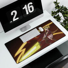 Load image into Gallery viewer, Magical Girl Lyrical Nanoha Mouse Pad (Desk Mat) With Laptop