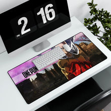 Load image into Gallery viewer, Anime One-Punch Man Mouse Pad (Desk Mat) With Laptop