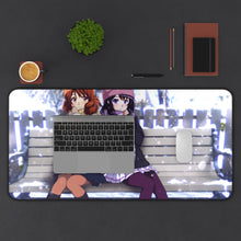Load image into Gallery viewer, Sound! Euphonium Kumiko Oumae, Reina Kousaka Mouse Pad (Desk Mat) With Laptop