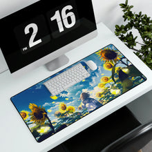 Load image into Gallery viewer, Anime School Girl Sun Flower Mouse Pad (Desk Mat)
