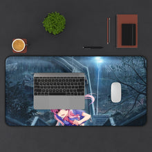 Load image into Gallery viewer, Mirai Nikki Yuno Gasai Mouse Pad (Desk Mat) With Laptop