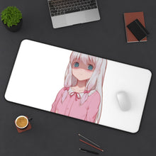 Load image into Gallery viewer, EroManga-Sensei Mouse Pad (Desk Mat) On Desk
