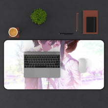 Load image into Gallery viewer, Hyouka Eru Chitanda Mouse Pad (Desk Mat) With Laptop