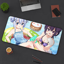 Load image into Gallery viewer, Is The Order A Rabbit? Mouse Pad (Desk Mat) On Desk