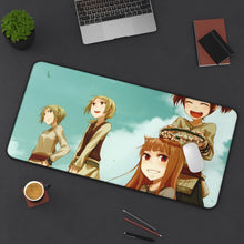 Load image into Gallery viewer, Spice And Wolf Mouse Pad (Desk Mat) On Desk