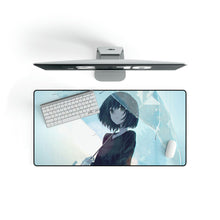 Load image into Gallery viewer, Anime, Girl, Rain, Umbrella, Mouse Pad (Desk Mat)