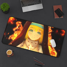 Load image into Gallery viewer, Sister Iris Mouse Pad (Desk Mat) On Desk