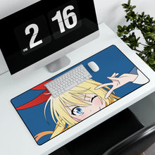 Load image into Gallery viewer, Nisekoi Chitoge Kirisaki Mouse Pad (Desk Mat) With Laptop