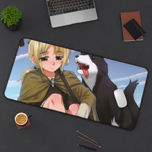 Load image into Gallery viewer, Spice And Wolf Mouse Pad (Desk Mat) On Desk