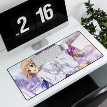 Load image into Gallery viewer, Hanasaku Iroha Mouse Pad (Desk Mat) With Laptop