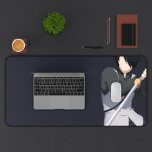 Load image into Gallery viewer, Sasuke Uchiha Mouse Pad (Desk Mat) With Laptop
