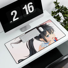 Load image into Gallery viewer, Is It Wrong to Try to Pick Up Girls in a Dungeon? Hestia Mouse Pad (Desk Mat) With Laptop
