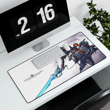Load image into Gallery viewer, Annie holding Lion Heart Mouse Pad (Desk Mat)