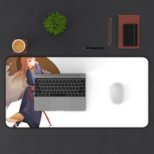 Load image into Gallery viewer, Spice And Wolf Mouse Pad (Desk Mat) With Laptop