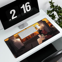 Load image into Gallery viewer, Lycoris Recoil Takina Inoue, Chisato Nishikigi Mouse Pad (Desk Mat) With Laptop