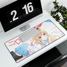 Load image into Gallery viewer, Nisekoi Chitoge Kirisaki Mouse Pad (Desk Mat) With Laptop