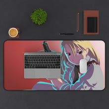Load image into Gallery viewer, Riza Hawkeye Mouse Pad (Desk Mat) With Laptop