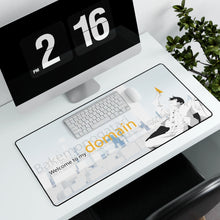 Load image into Gallery viewer, Welcome to my domain Mouse Pad (Desk Mat) With Laptop